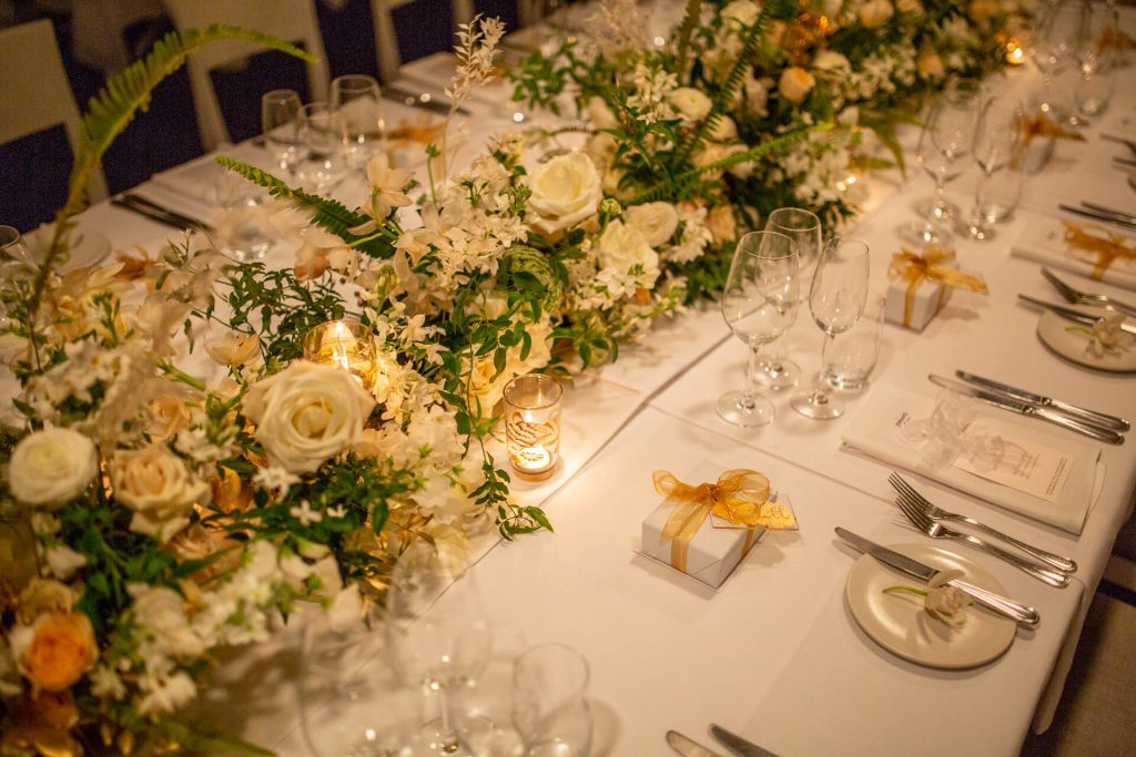 Floral table decorations