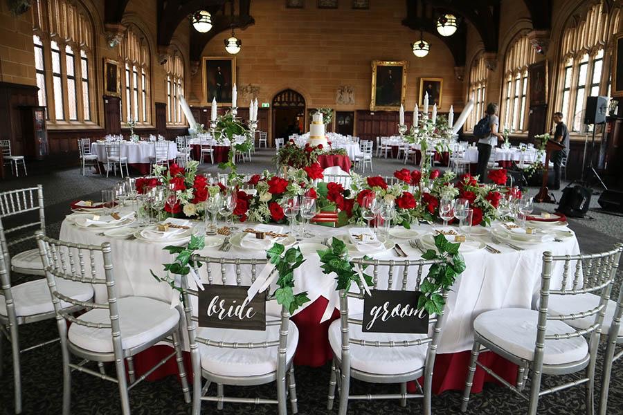 LUXE- Unforgettable Events wedding reception table décor